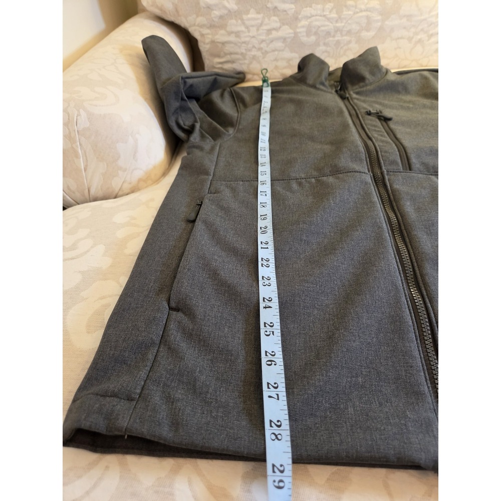 Quince Men's Softshell Fleece-Lined Full-Zip Jacket Heather Shady Sz M NEW! $160 - Picture 8 of 14